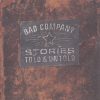 BAD COMPANY-CD-Stories Told & Untold